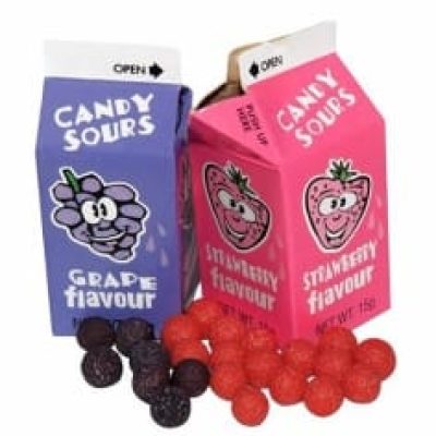 Candy Sours Milk Carton