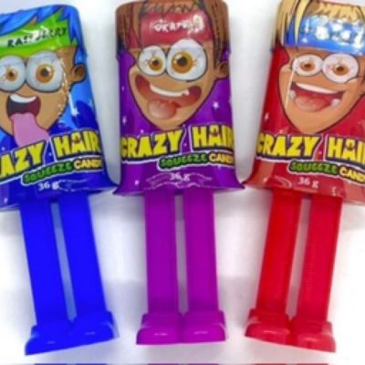 Crazy Hair Squeeze Candy