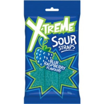 Xtreme Blue Raspberry Sour Straps