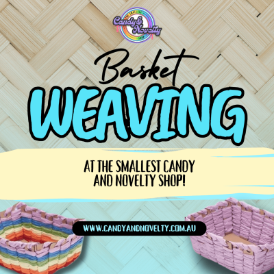 Weave your own paper basket
