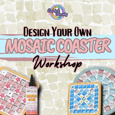 Create a beautiful mosaic coaster